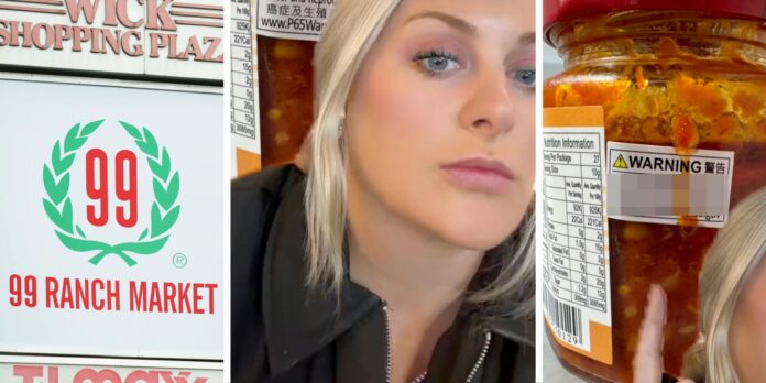 ‘Why are you selling them?’: Woman demands answers after finding warning label on 99 Ranch product